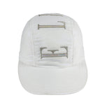 Elle Sports - White Spell-Out Fitted Hat