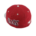 NCAA (TOW) - Arkansas Razorbacks Fitted Hat 1990s 7½ Vintage Retro Football