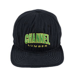 Vintage - Black Channel Lumber Snapback Hat 1990s Adjustable Vintage Retro 