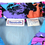 Reebok - Blue with Pattern Lightweight Jacket 1990s Large Vintage Retro