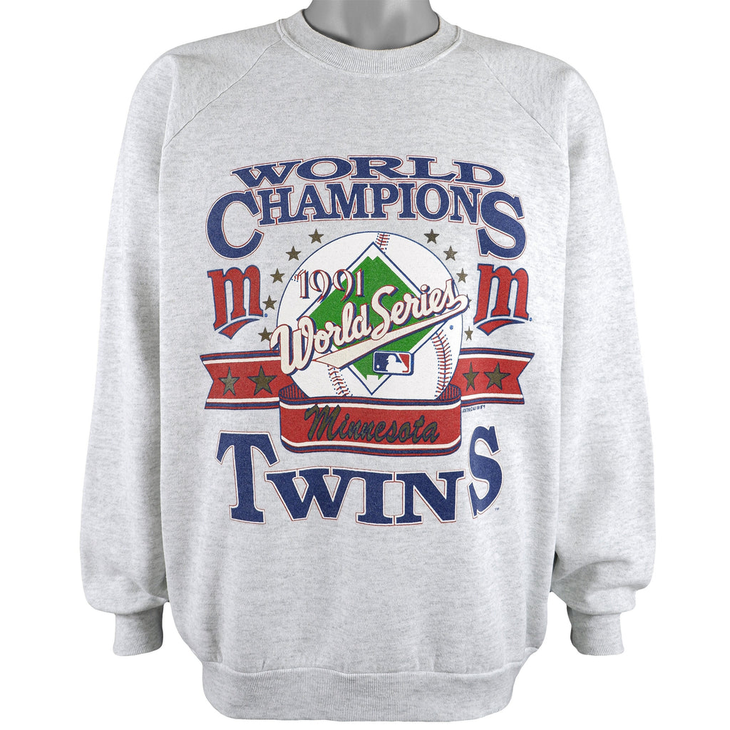 MLB - Minnesota Twins Deadstock Sweatshirt 1991 X-Large Vintage Retro Baseball