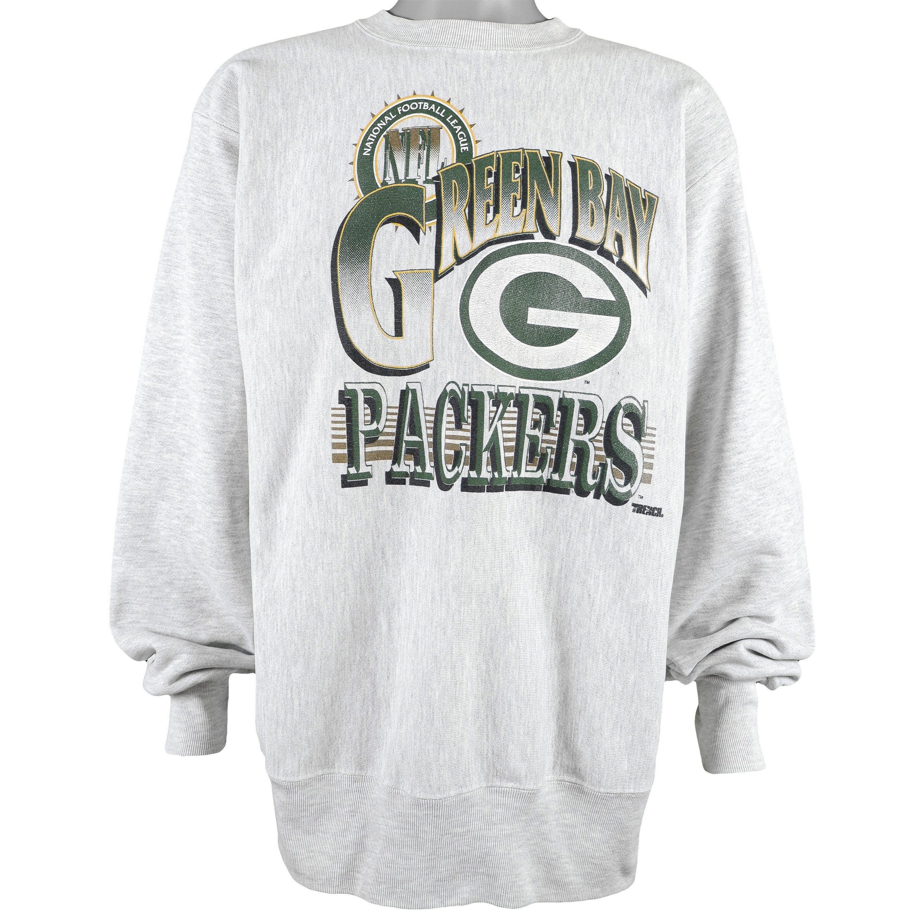 Vintage 90s Trench USA NFL Green Bay Packers Crewneck