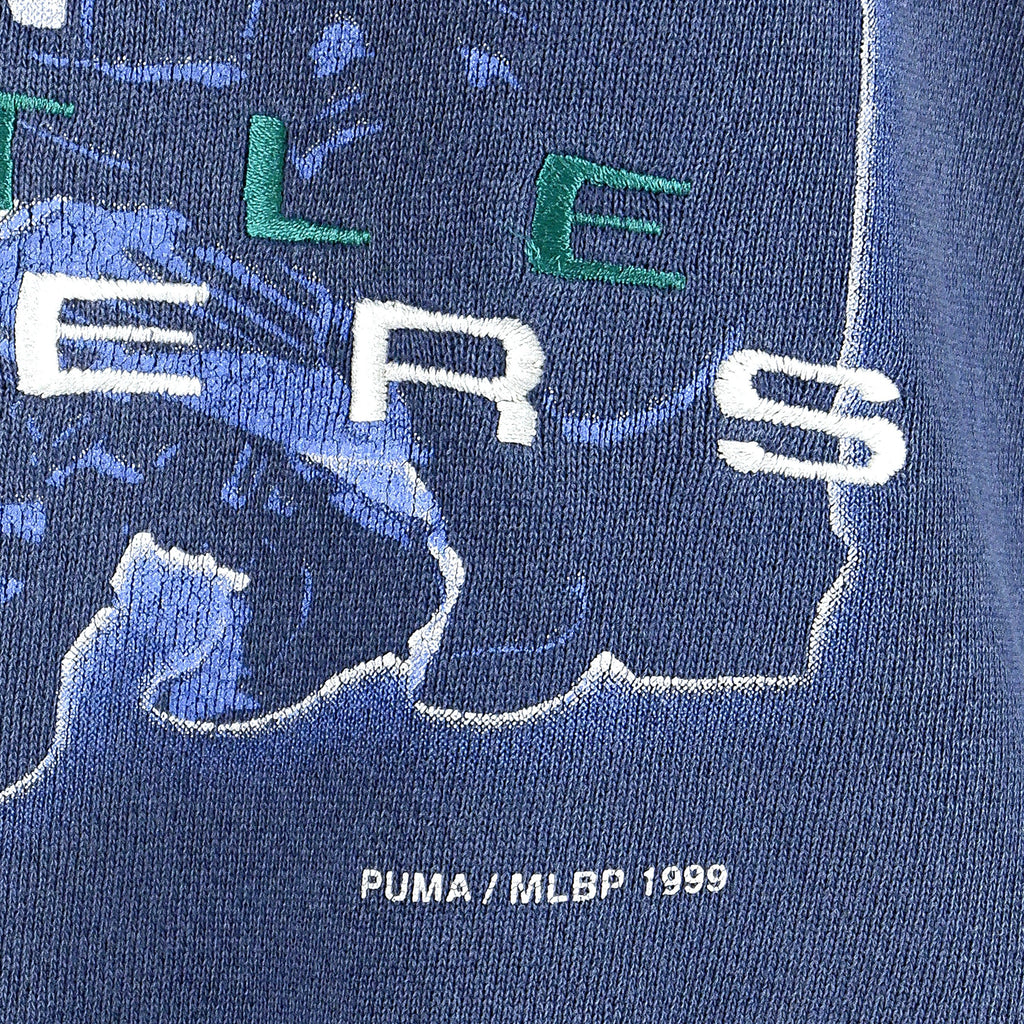 Puma - Seattle Mariners Crew Neck Sweatshirt 1999 Medium Vintage Retro Baseball
