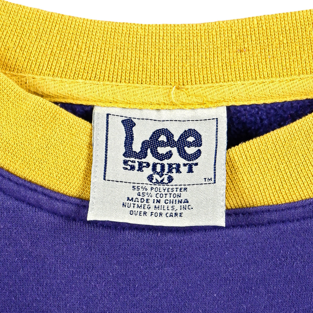 NCAA (Lee) - LSU Tigers Crew Neck Sweatshirt 1990s Large Vintage Retro Football College 