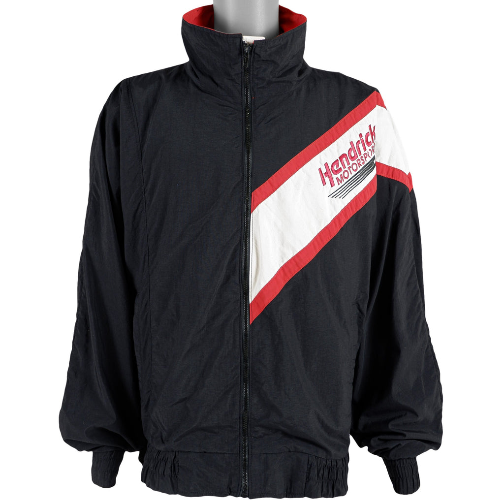 NASCAR (Chase) - Black with Red Hendrick Motorsports Jacket 1990s X-Large Vintage Retro