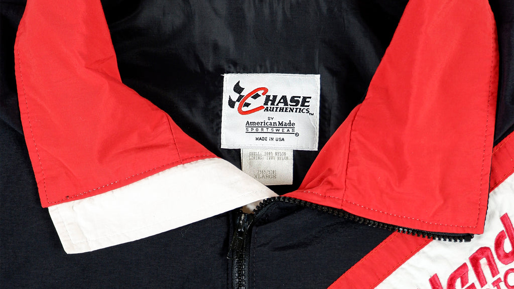 NASCAR (Chase) - Black with Red Hendrick Motorsports Jacket 1990s X-Large Vintage Retro