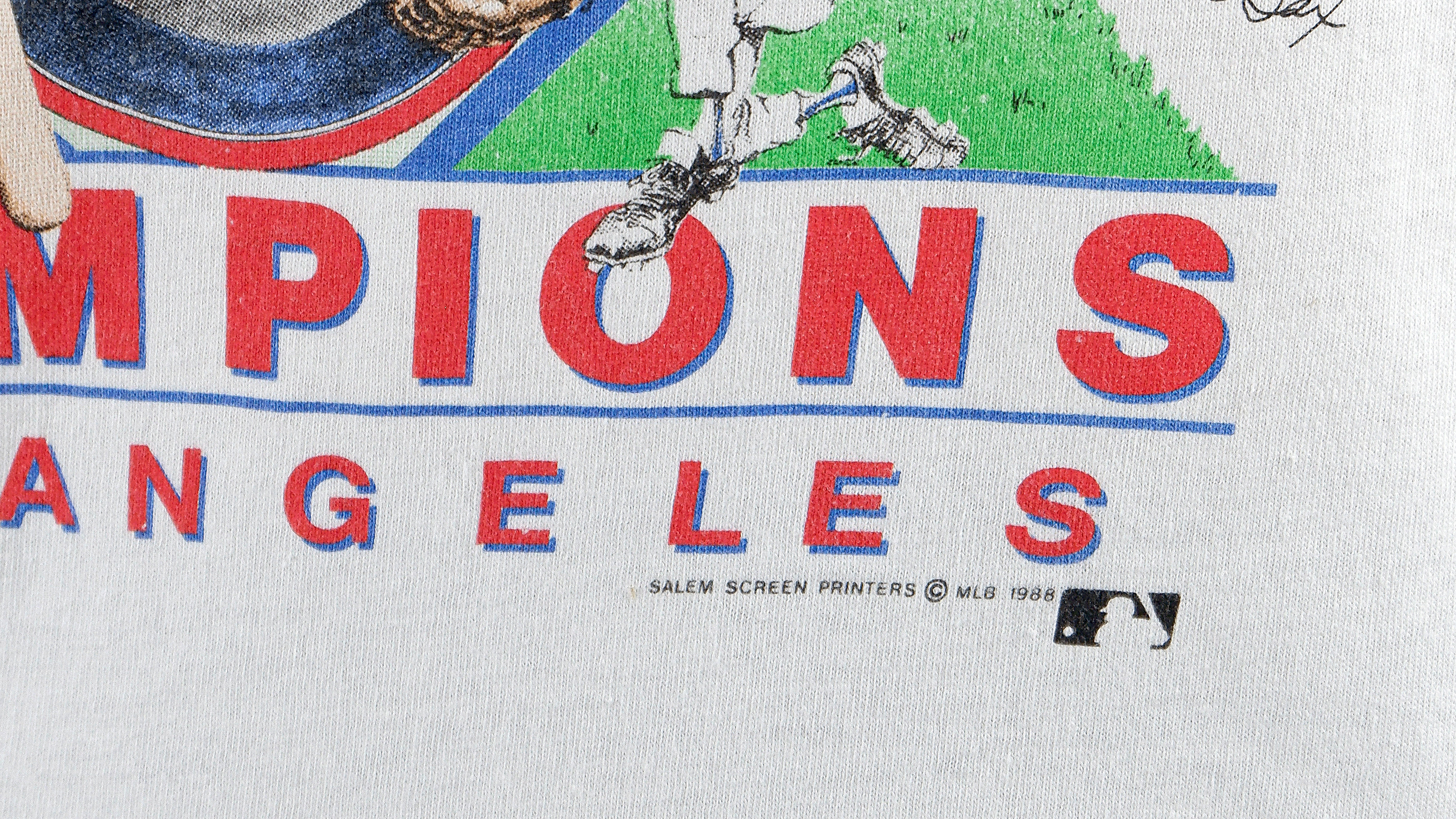 Vintage Los Angeles Dodgers 1988 World Series Champions MLB Screen