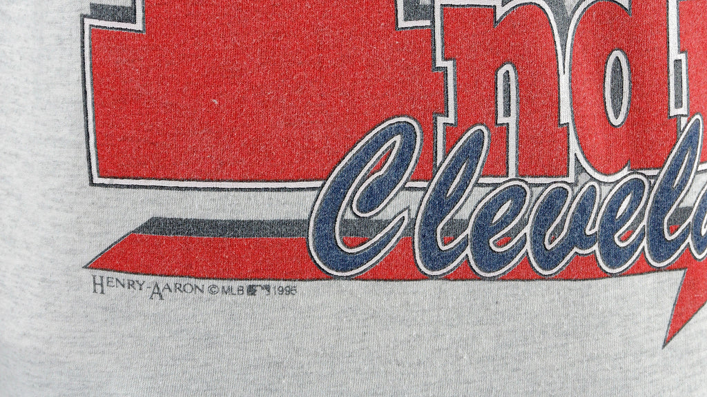 MLB (True Fan) - Cleveland Indians T-Shirt 1995 Large Vintage Retro Baseball