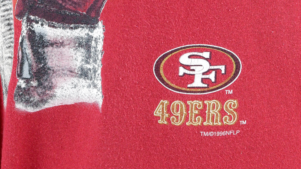 NFL (College Concepts) - San Francisco 49ers Spell-Out T-Shirt 1996 X-Large Vintage Retro Football