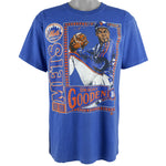 MLB (Nutmeg) - Mets Dwight Gooden #16 T-Shirt 1992 Medium Vintage Retro Baseball