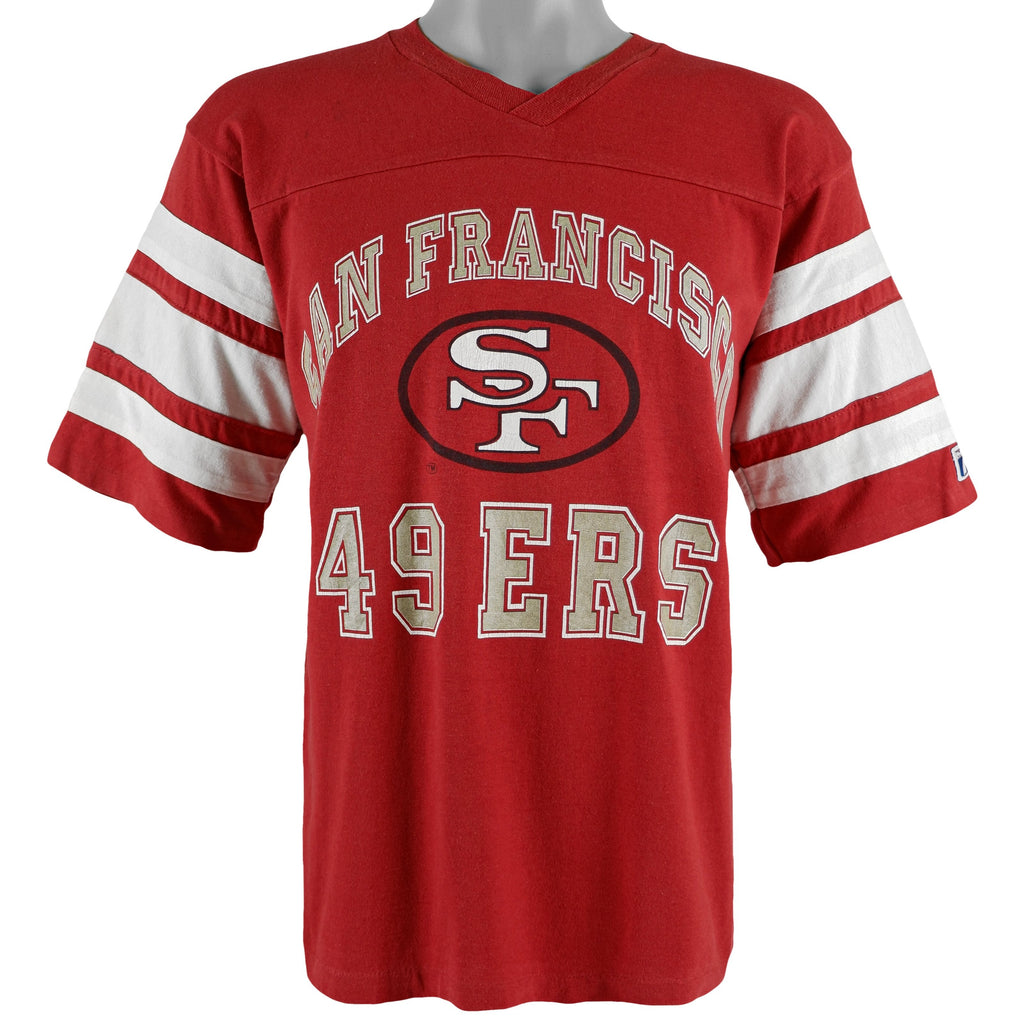 NFL (Logo 7) - San Francisco 49ers Football Jersey 1990s Medium Vintage Retro Football