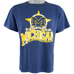 Starter - Michigan Spell-Out T-Shirt 1990s Medium Vintage Retro Football