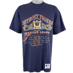 MLB (Nutmeg) - Detroit Tigers Spell-Out T-Shirt 1992 X-Large