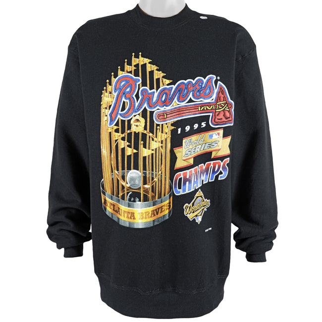 Vintage MLB (Salem) - Atlanta Braves, World Series Champs Deadstock Crew  Neck Sweatshirt 1995 Large – Vintage Club Clothing