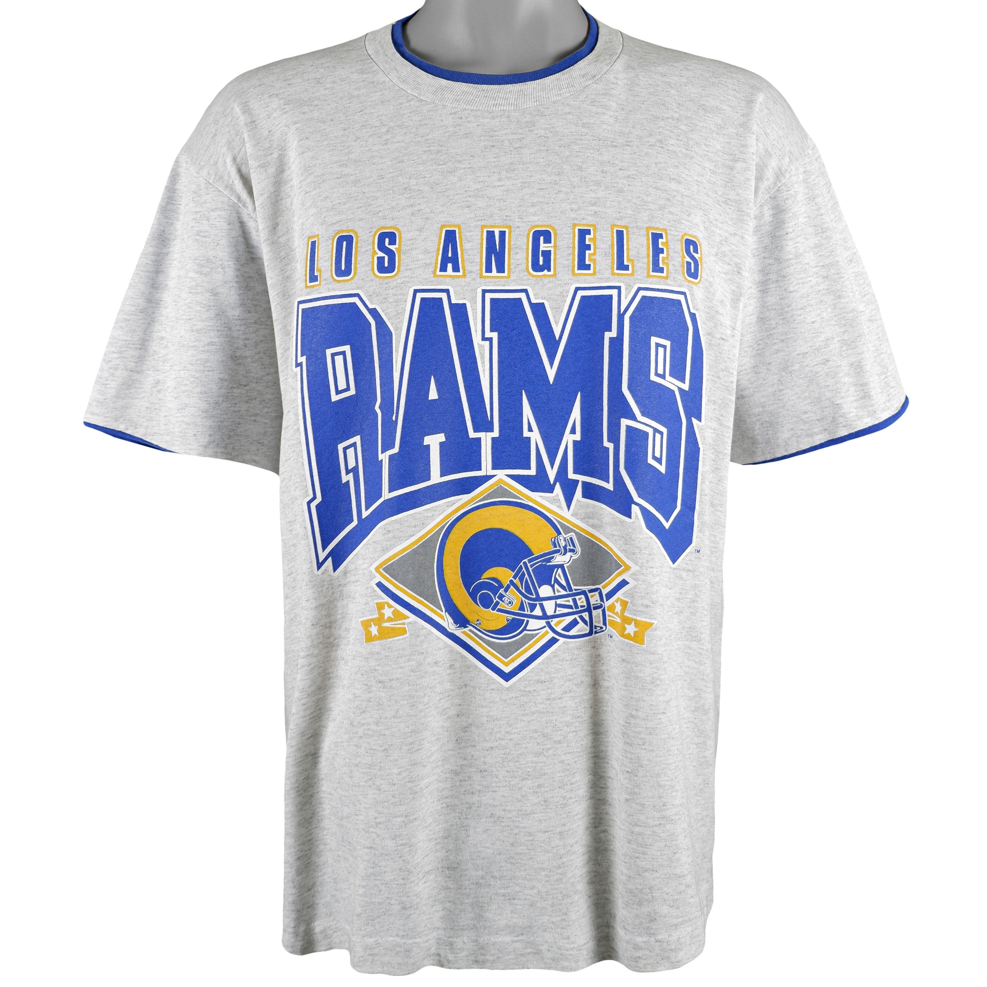 Vintage NFL Los Angeles Rams 1990 Tee Shirt Size Medium Made in USA