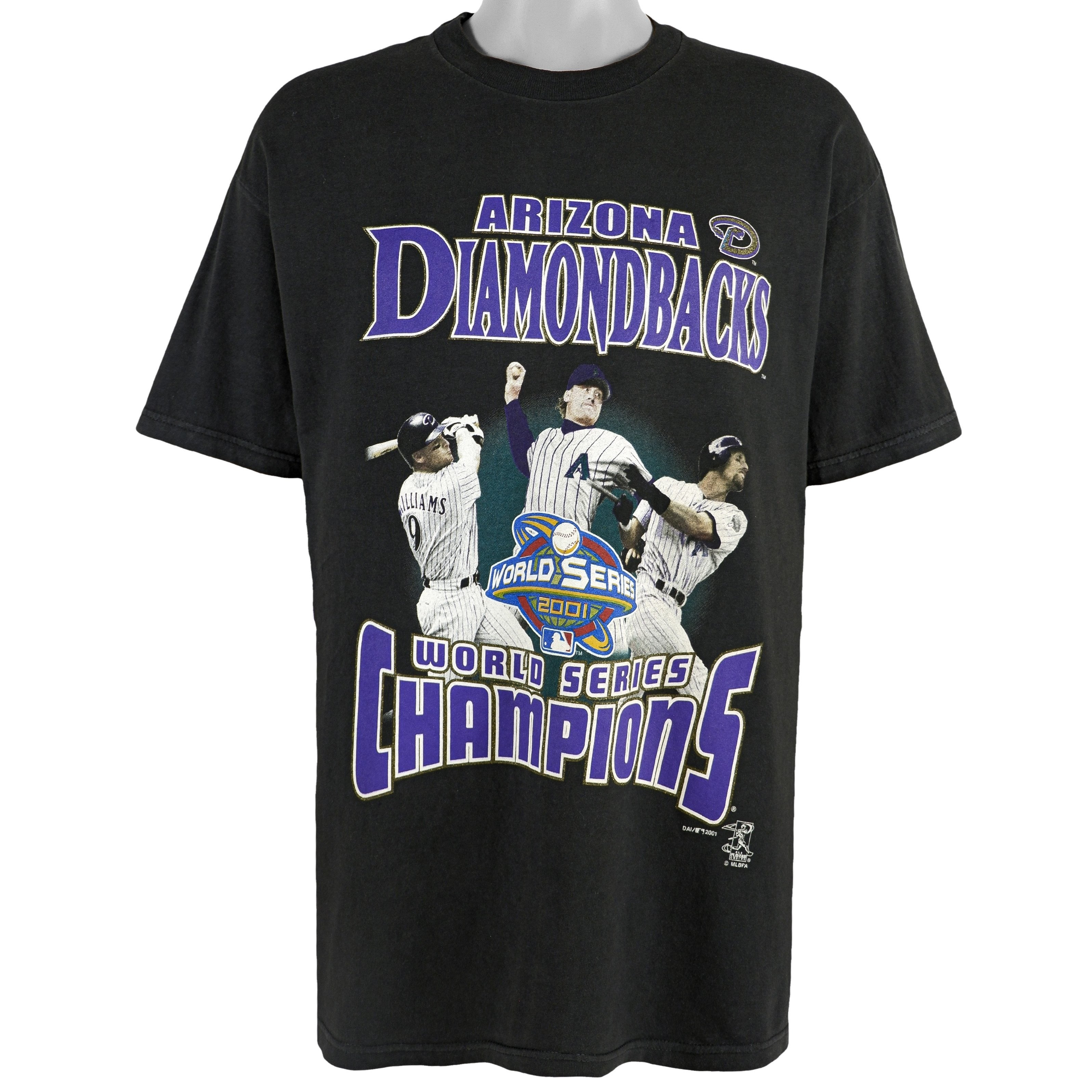 2001 World Series Vintage Diamondback Jerseys T-shirts & Polo