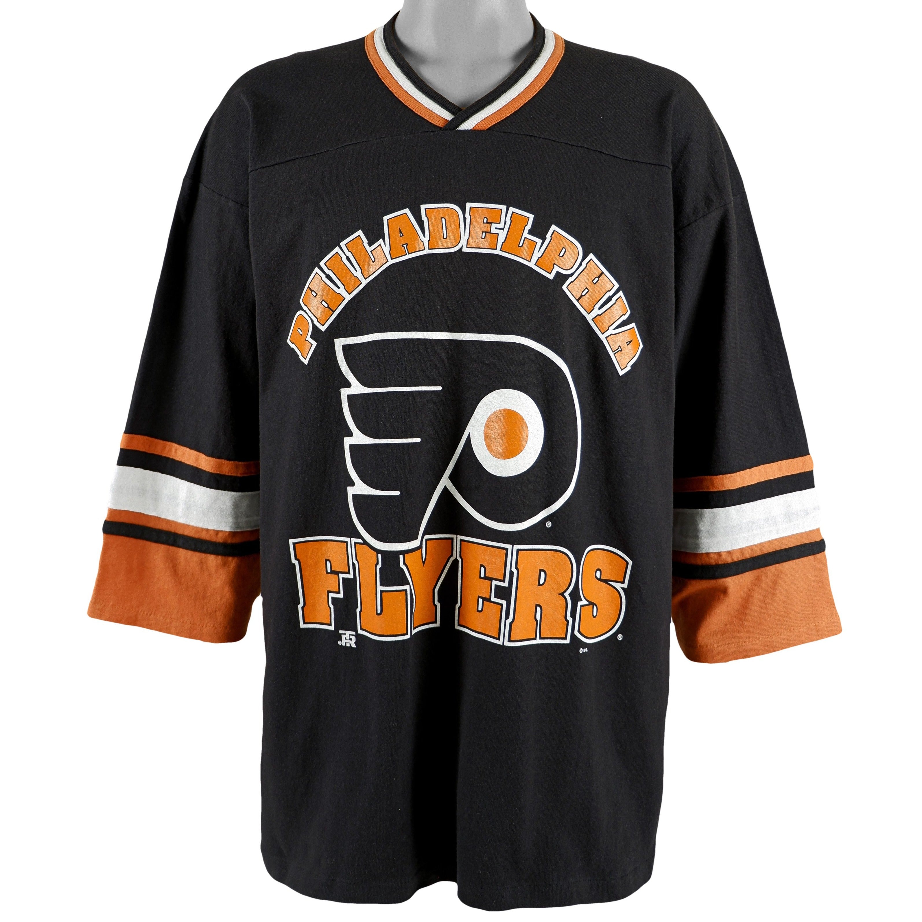 90's Philadelphia Flyers Sport Attack NHL Football Jersey Size Large