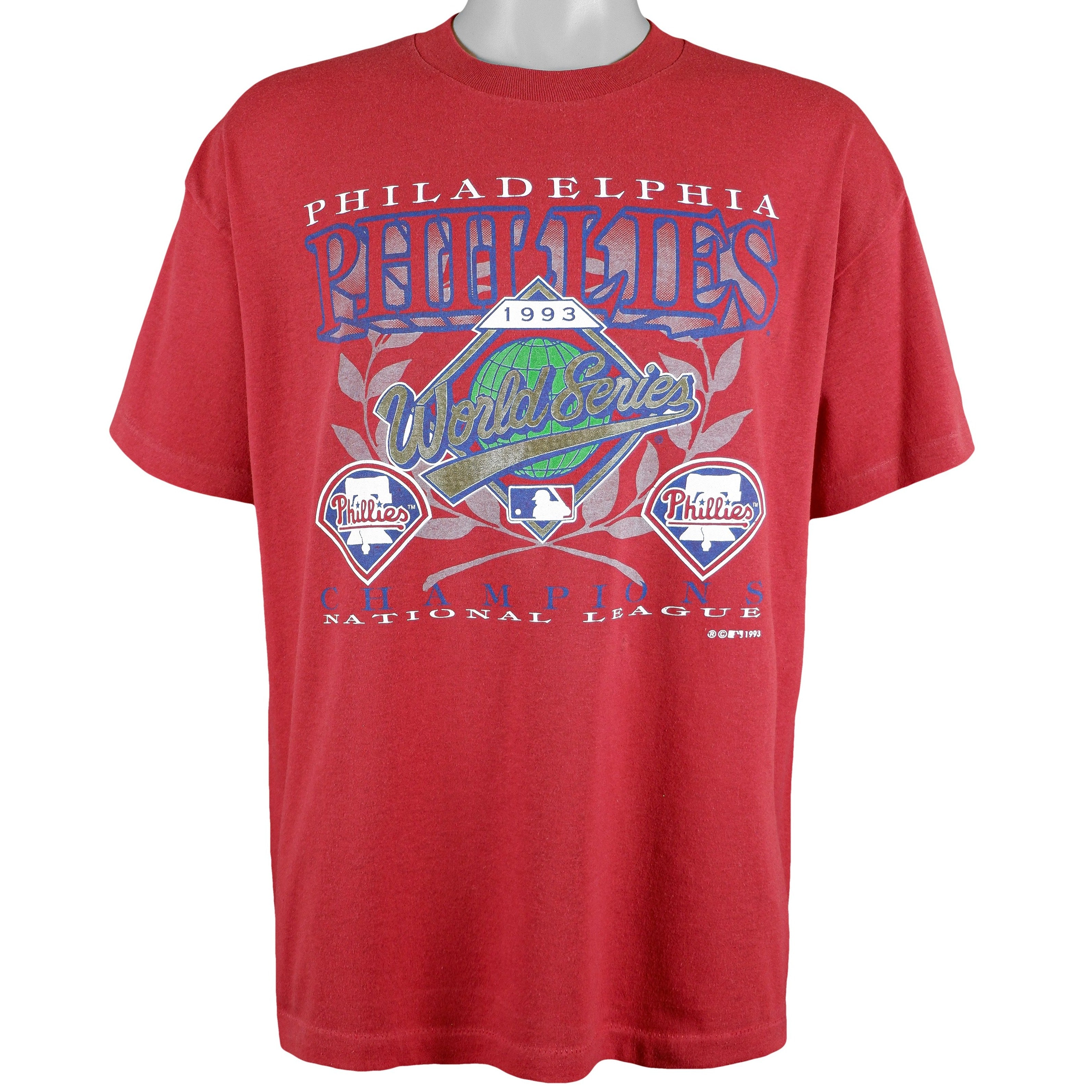 Vintage 1993 PHILADELPHIA PHILLIES Shirt XL STARTER EASTERN DIVISION NL  CHAMPS