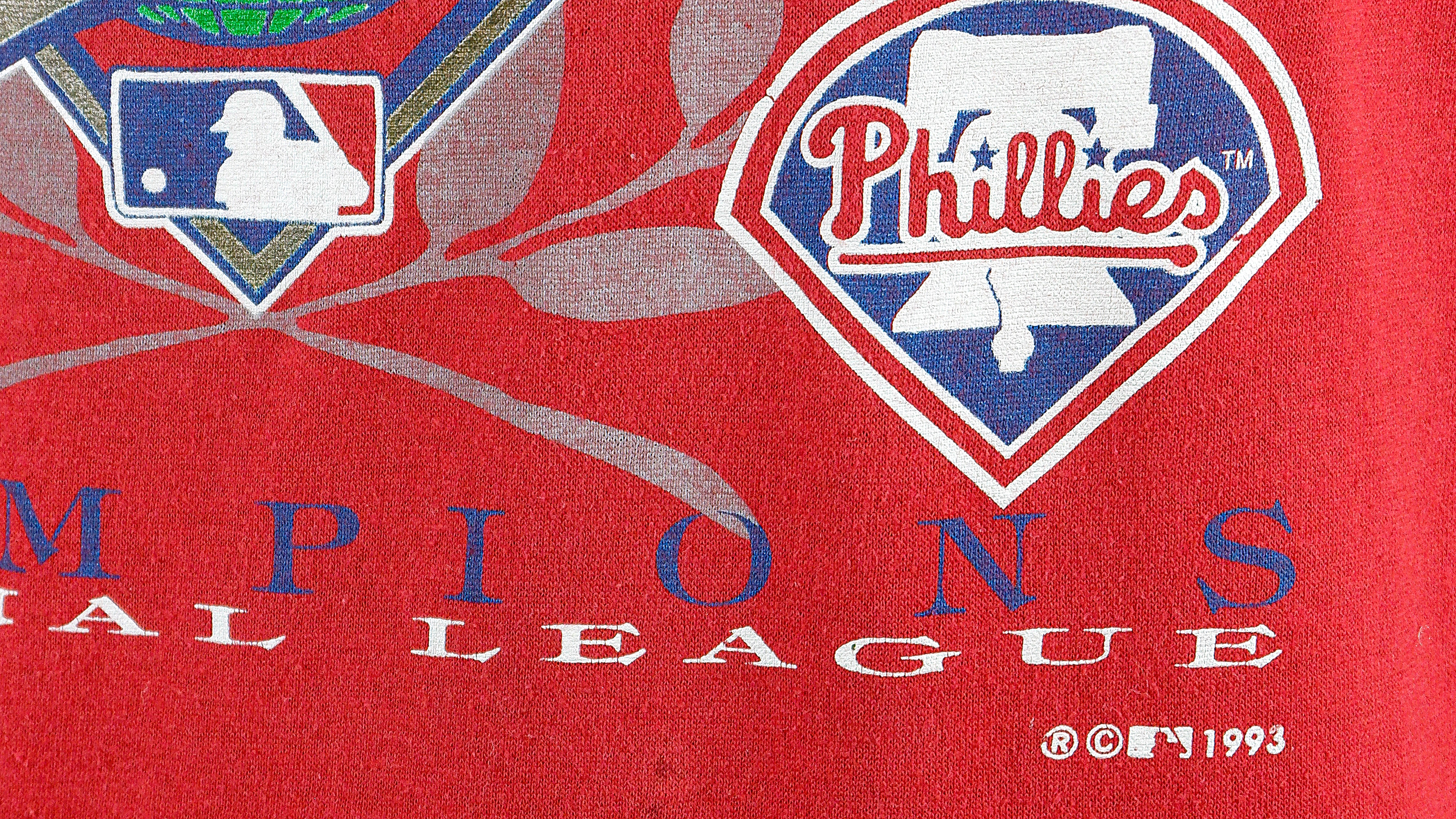 Vintage 90s Philadelphia Phillies 1993 National League 