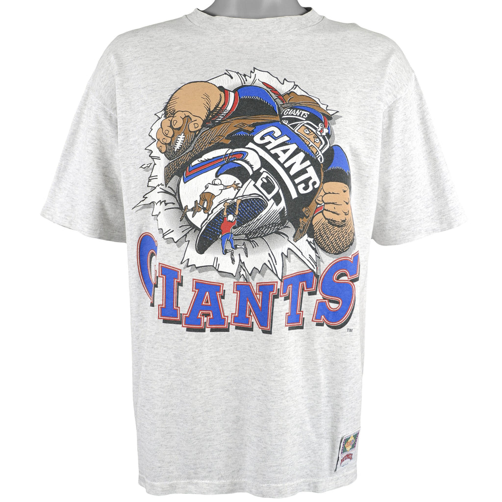 NFL (Nutmeg) - New York Giants T-Shirt 1993 X-Large Vintage Retro Football