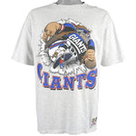 NFL (Nutmeg) - New York Giants T-Shirt 1993 X-Large Vintage Retro Football