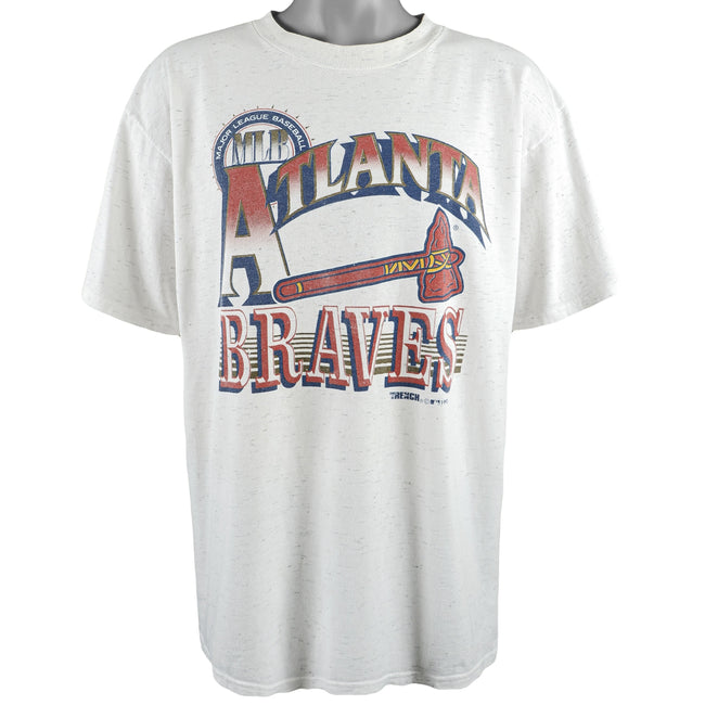 Vintage MLB (Salem) - Atlanta Braves Around The Horn T-Shirt 1992 X-Large