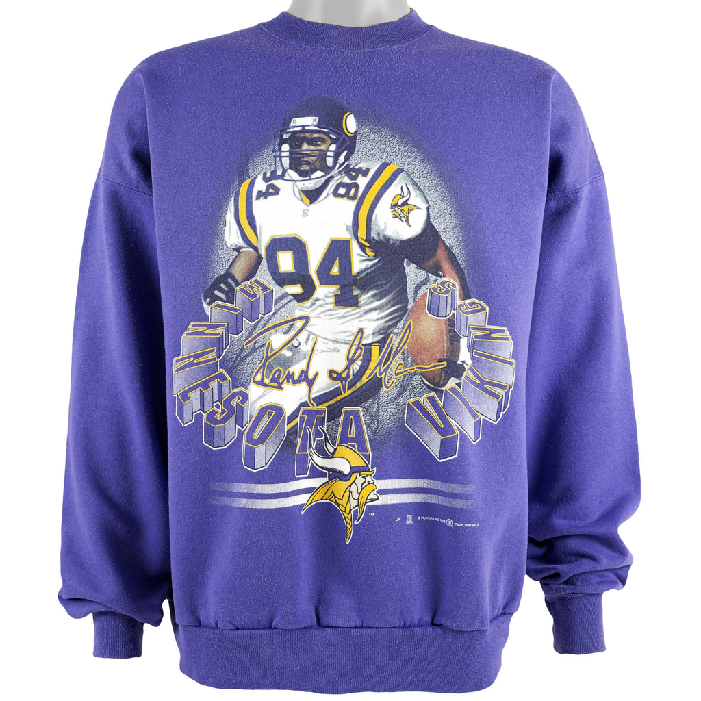 NFL (Sport) - Minnesota Vikings  Big Logo Sweatshirt 1999 X-Large Vintage Retro Football