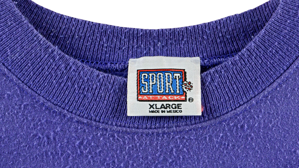 NFL (Sport) - Minnesota Vikings Big Logo Sweatshirt 1999 X-Large Vintage Retro Football