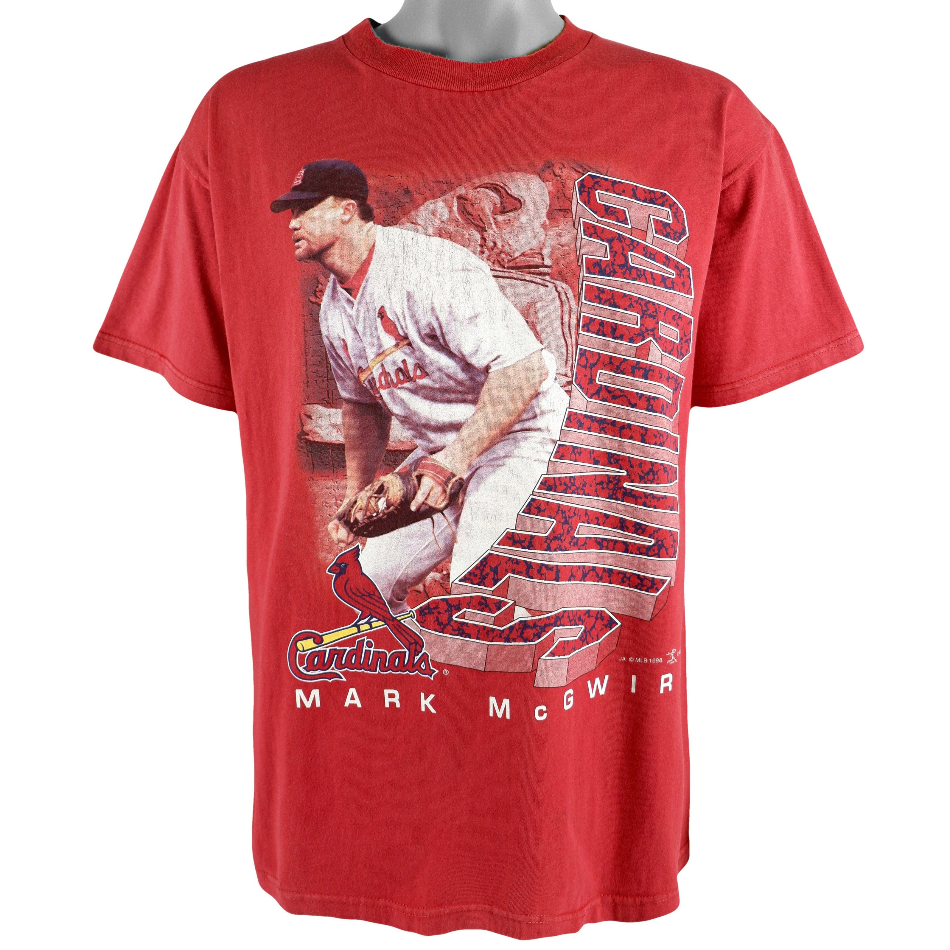 1998 St. Louis Cardinals Mark McGwire Tee Free Shipping – The Vintage Twin