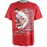 MLB (Unique) - Cardinals Mark McGwire T-Shirt 1998 Large Vintage Retro Baseball