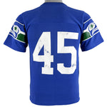 NFL (Rawlings) - Seattle Seahawks Number 45 Football Jersey 1990s Small Vintage Retro Football