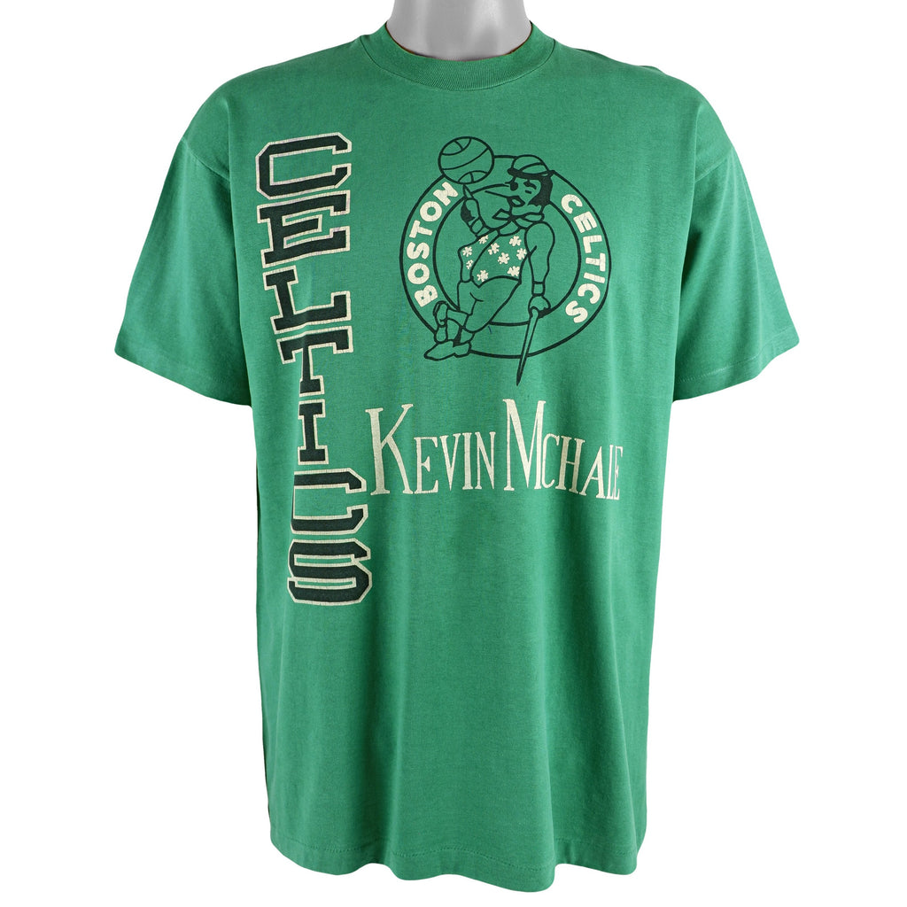 NBA - Boston Celtics-Kevin McHale Spell-Out T-Shirt 1990s X-Large Vintage Retro Basketball