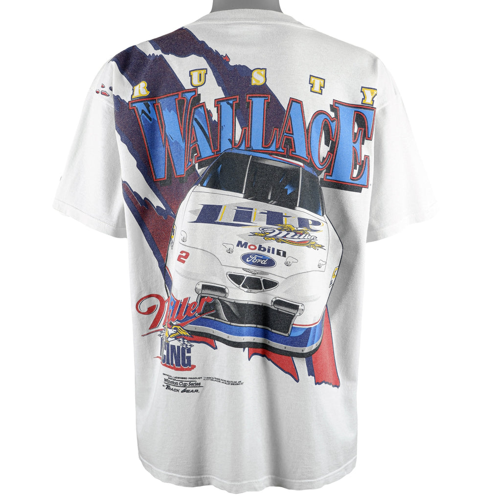 Vintage NASCAR (Logo Athletics) - Rusty Wallace #2, Miller Deadstock T ...