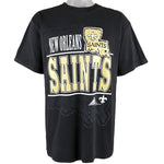 NFL (Apex One) - New Orleans Saints Spell-Out T-Shirt 1994 X-Large Vintage Retro Football