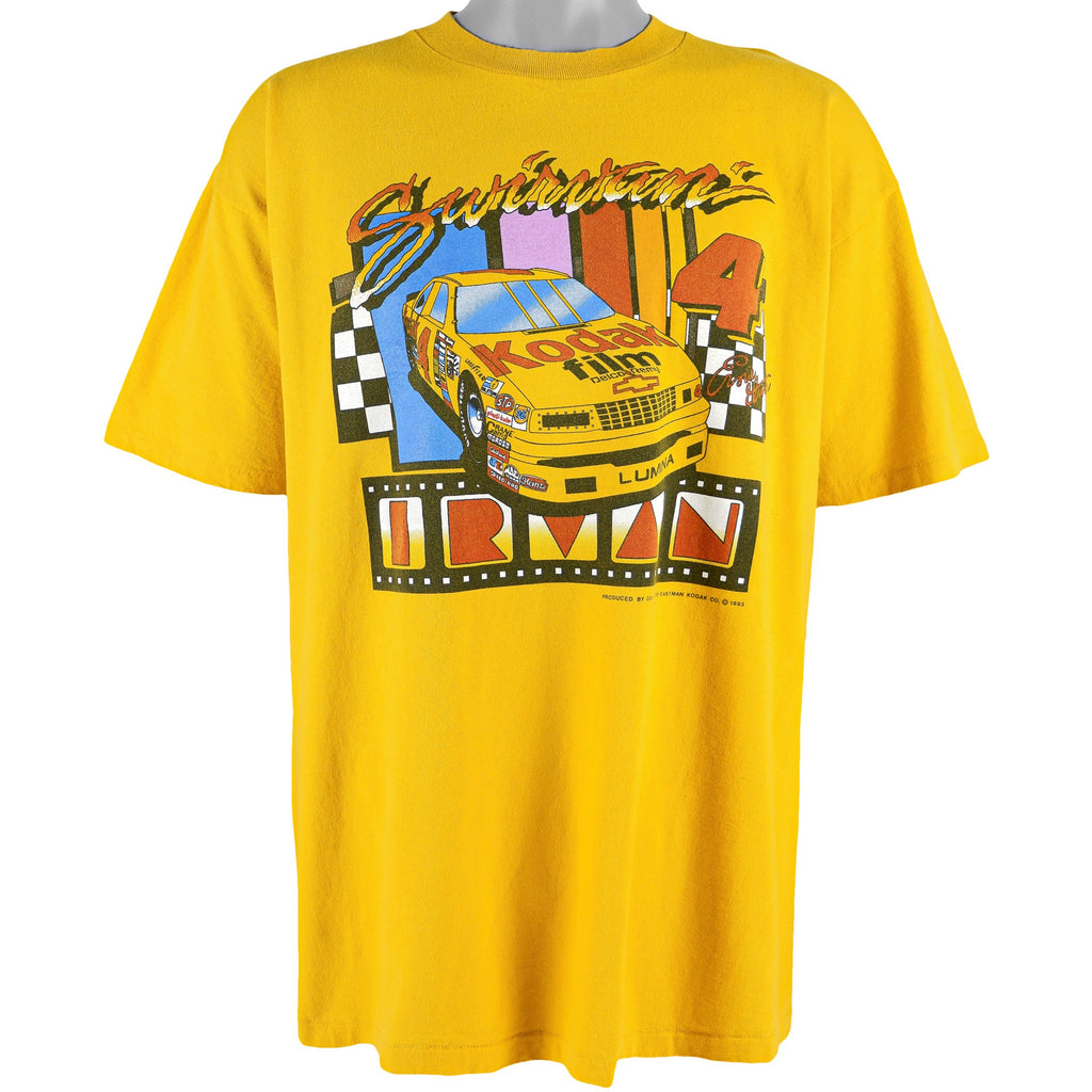 NASCAR (Oneita) - Ernie Irvan Number 4 T-Shirt 1993 X-Large Vintage Retro