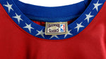 NBA (Hardwood Classics)- Blue & Red Philadelphia 76ers Basketball Jersey 1990s X-Large Vintage Retro Basketball