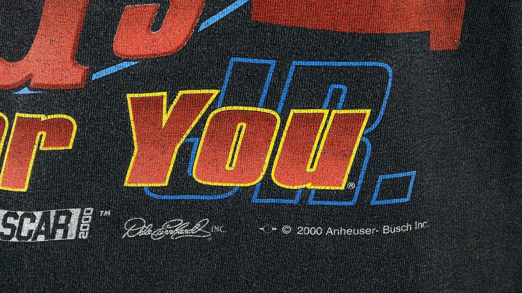 NASCAR (Chase) - Dale Earnhardt Jr. - Budweiser T-Shirt 2000s X-Large Vintage Retro