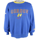 NASCAR (Nutmeg) - Jeff Gordon #24 Spell-Out Sweatshirt 1990s Medium