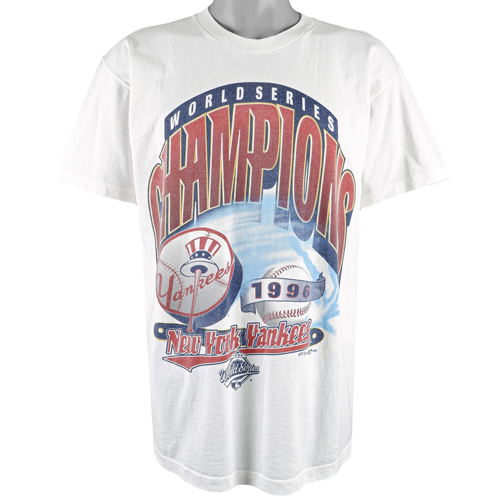 MLB (Aaron) - New York Yankees Deadstock T-Shirt 1996 Large Vintage Retro Baseball