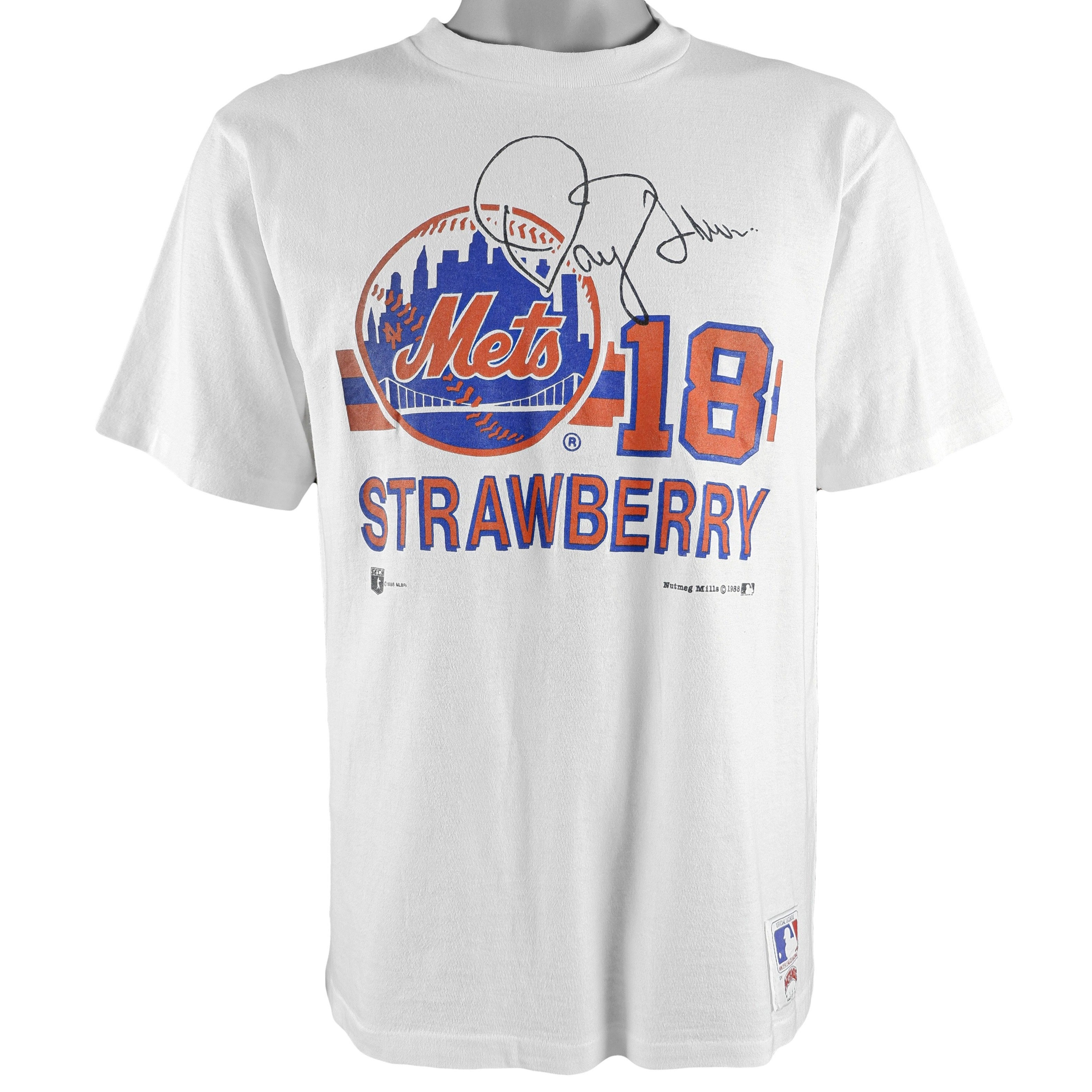 Authentic Darryl Strawberry New York Mets 1988 Pullover Jersey