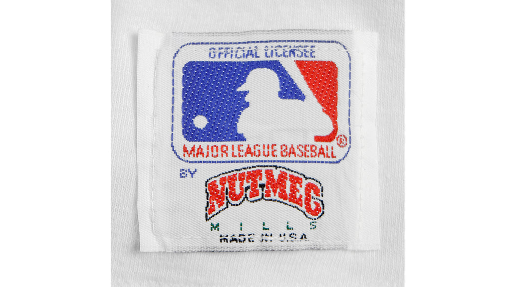 MLB (Nutmeg) - New York Mets Number 18 T-Shirt 1988 Large Baseball
