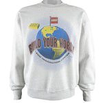 Vintage (Best) - LEGO Build Your World - Crew Neck Sweatshirt 1990s Medium Vintage Retro