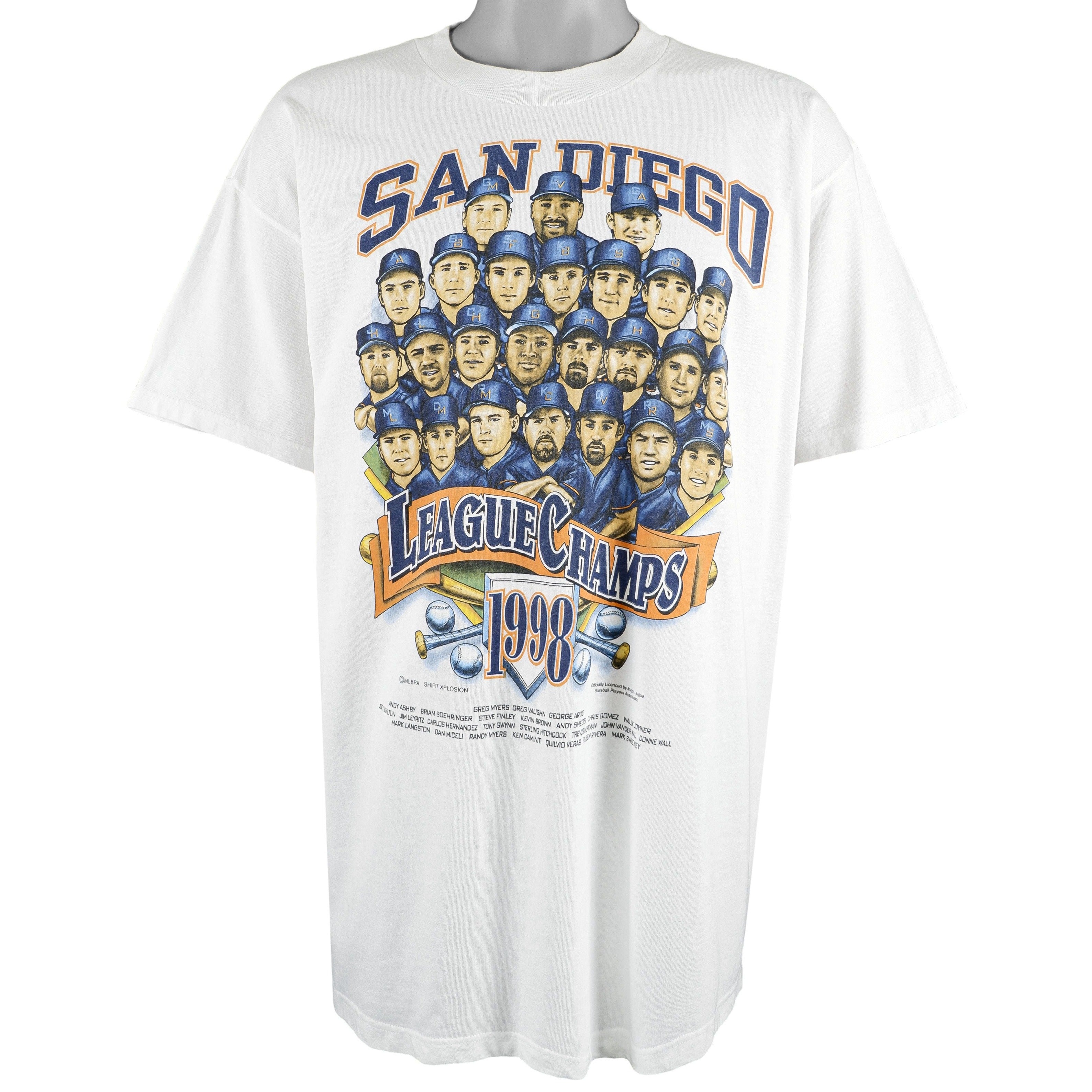 Vintage 1998 San Diego Padres T-Shirt XLarge