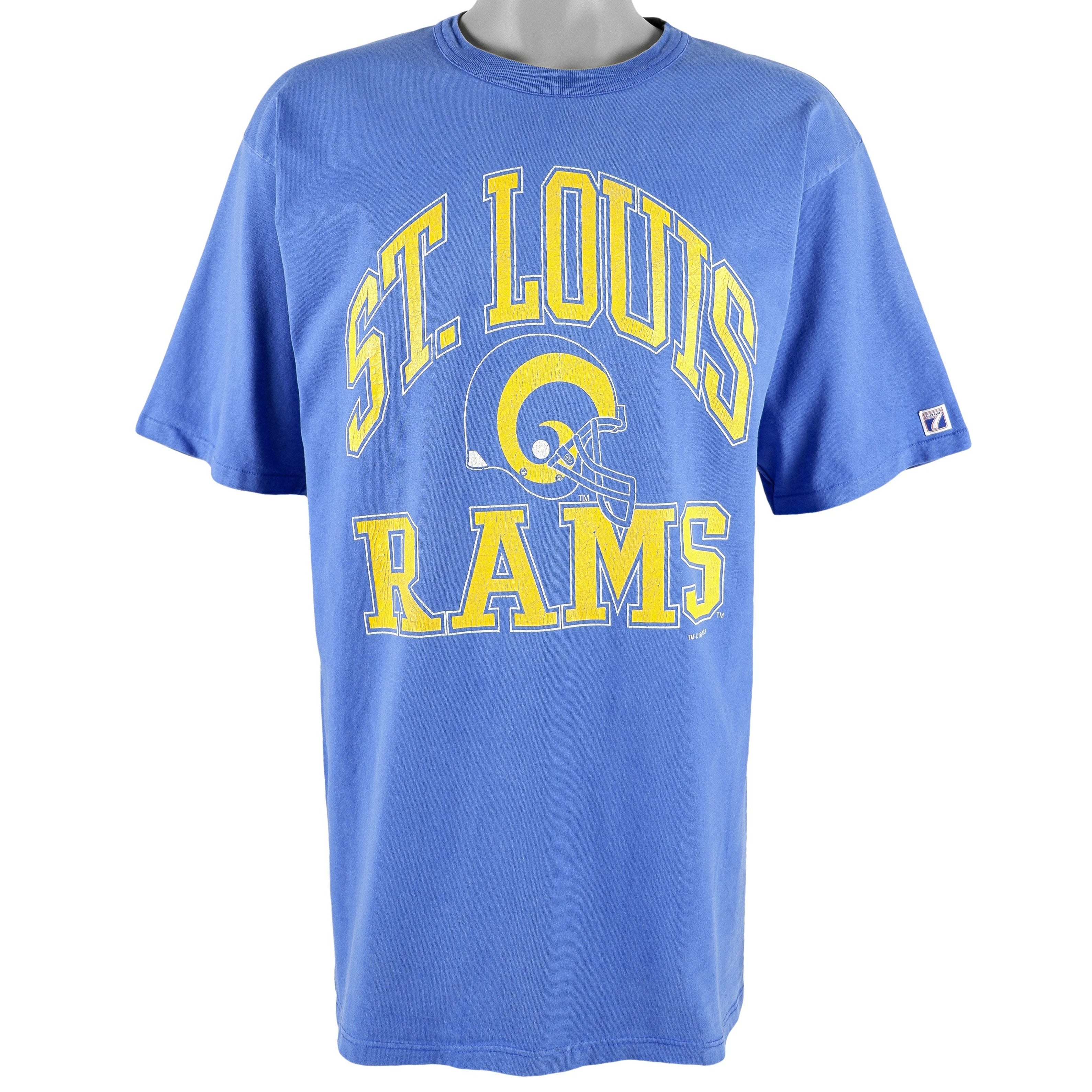 VINTAGE ST LOUIS RAMS LOGO 7 TEE - Primetime