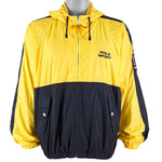 Ralph Lauren (Polo) - Yellow with Blue Spell-Out Jacket Medium Vintage Retro