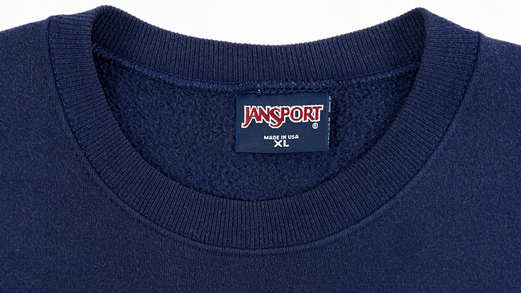 Jansport - Budweiser Spell-Out Crew Neck Sweatshirt 1990s X-Large Vintage Retro