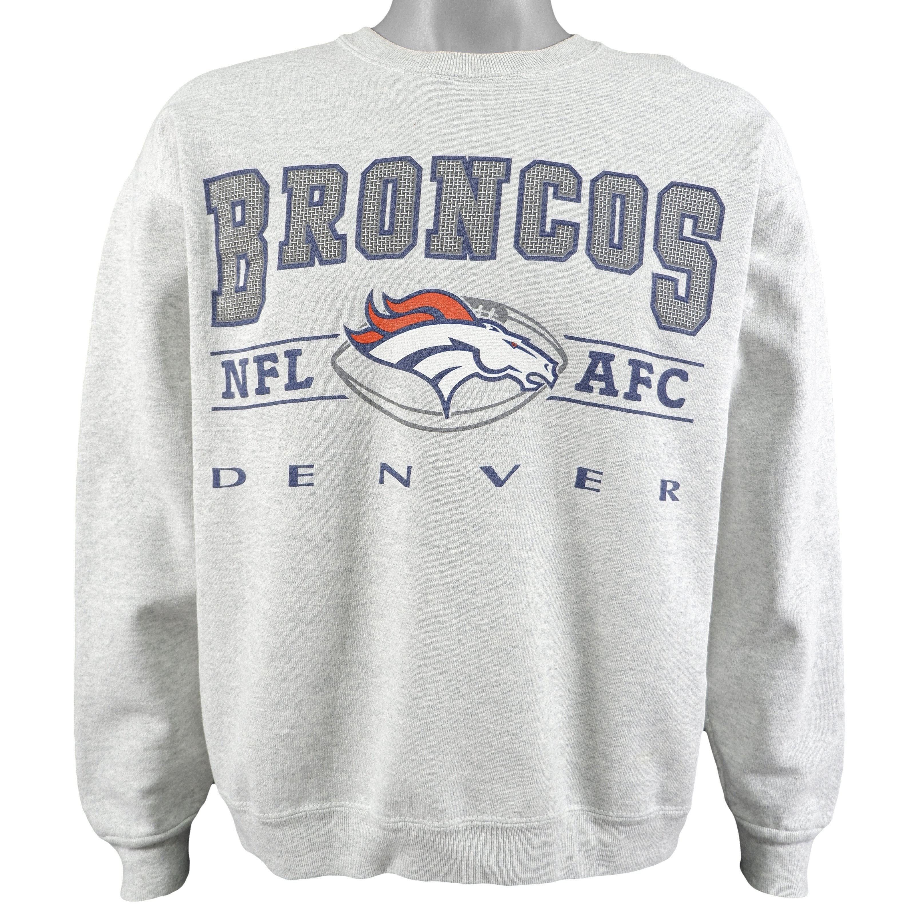 Vintage Denver Broncos NFL Crewneck Sweatshirt Size Medium NEW 90s VTG NWT  NOS