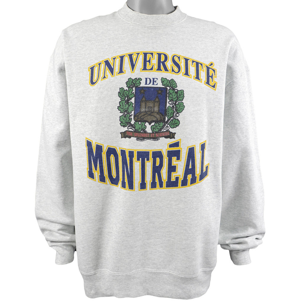 Vintage - University of Montreal Crew Neck Sweatshirt 1990s X-Large Vintage Retro