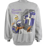 NFL (CSA) - Minnesota Vikings Crew Neck Sweatshirt 1995 Medium