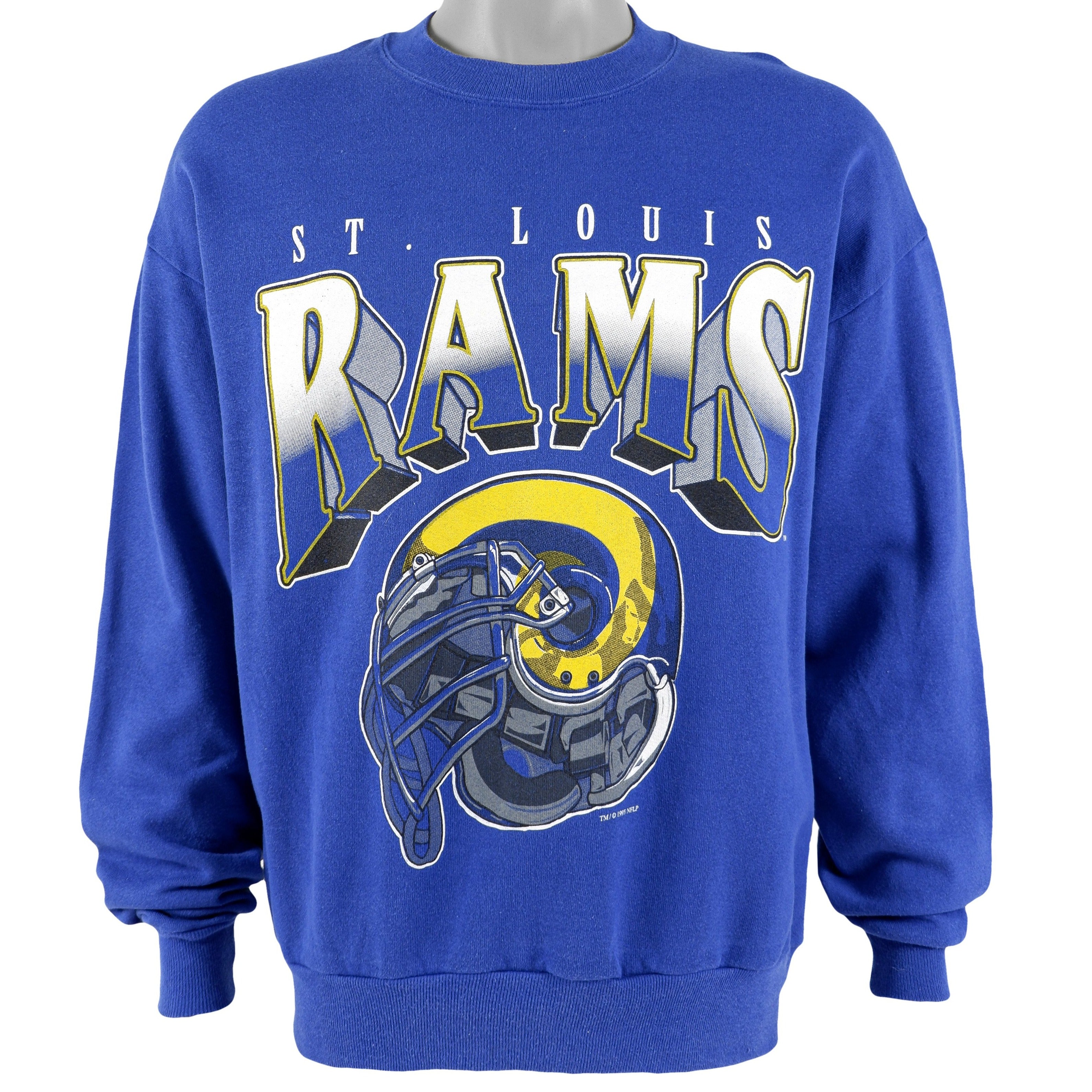 Vintage 90s Champion St.Louis Rams Crewneck Sweater Size Extra Large